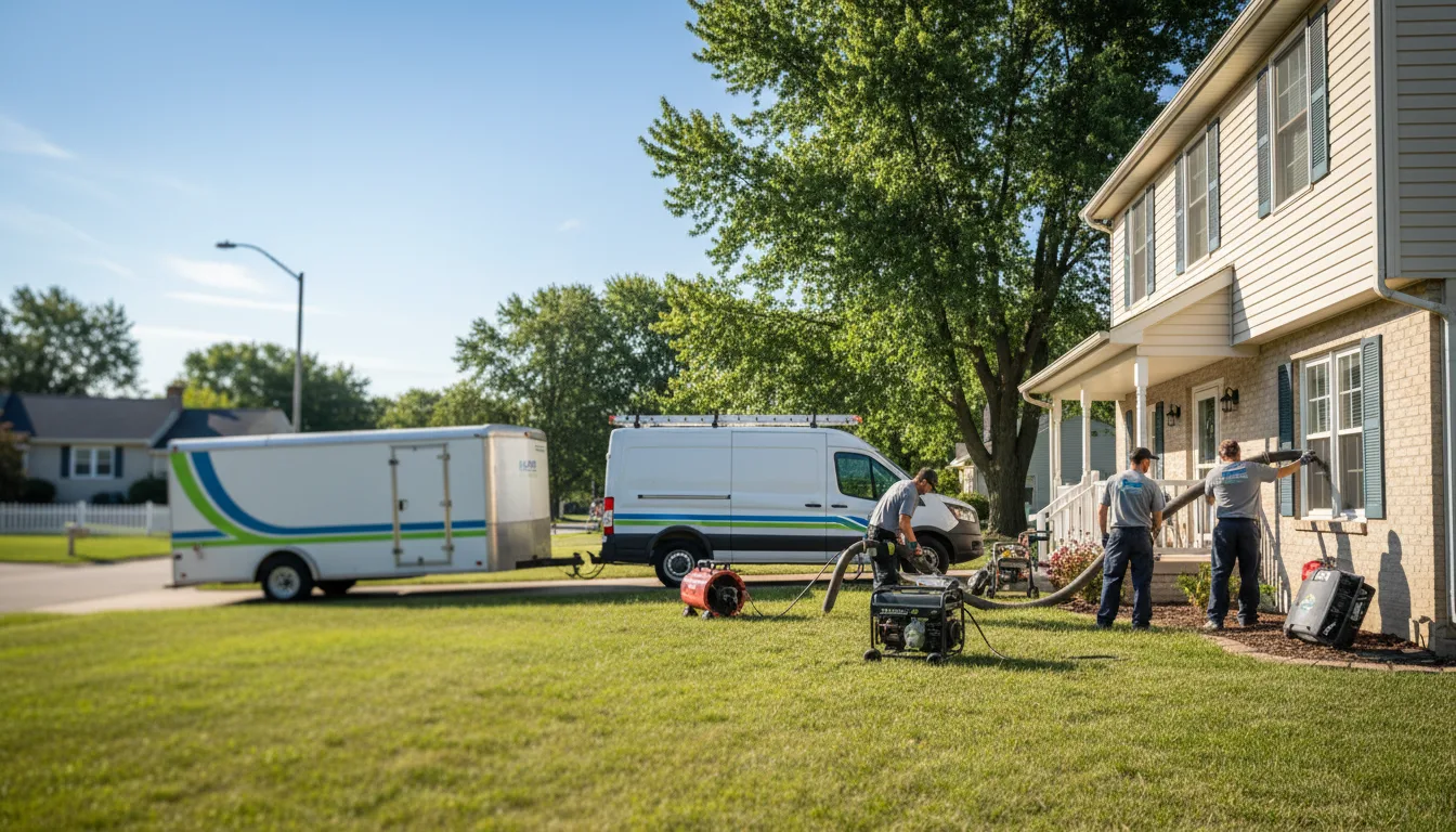 Flooded Basement Restoration And Cleanup With Repair in Suamico, WI near me